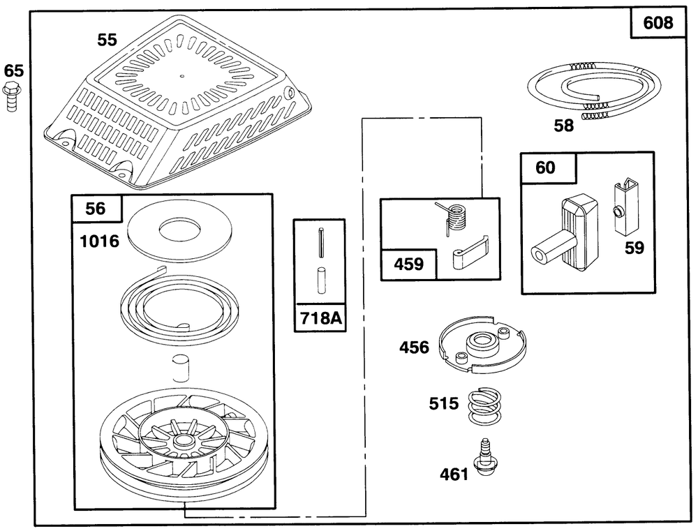 Engine Gts-150 Diagram and Parts List for 20928BC 49000001 - 49999999 Toro Lawn Mower