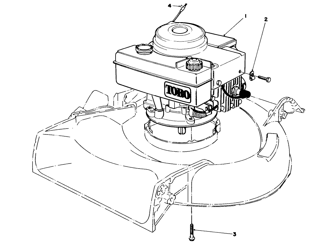 Engine Assembly Diagram and Parts List for 16575 7000001 - 7999999 Toro Lawn Mower