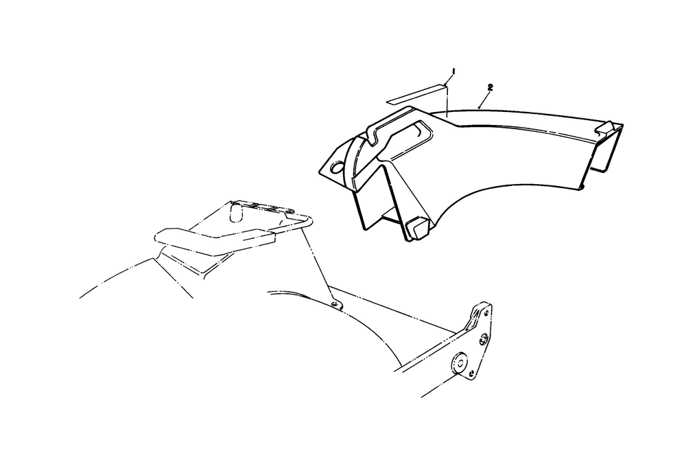 Side Discharge Chute Model No. 59168 (Optional) Diagram and Parts List for 20526 8000001 - 8999999 Toro Lawn Mower