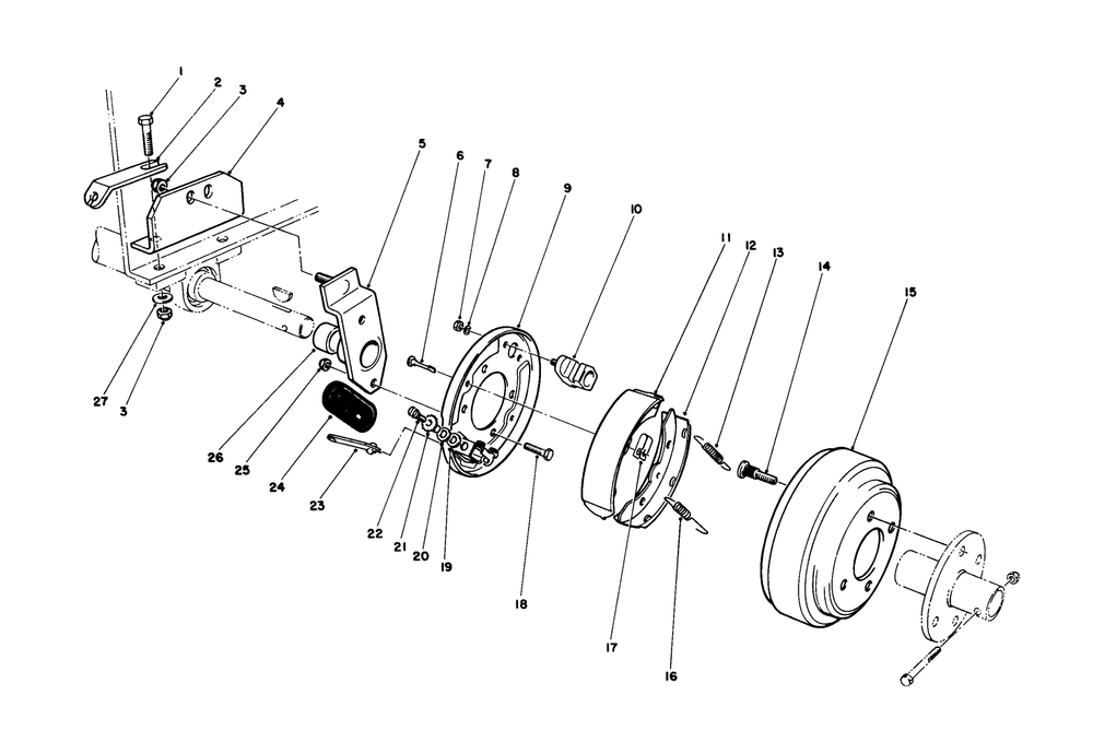 Wheel Assembly Diagram and Parts List for 30758 6000001 - 6999999 Toro Lawn Tractor Accessories