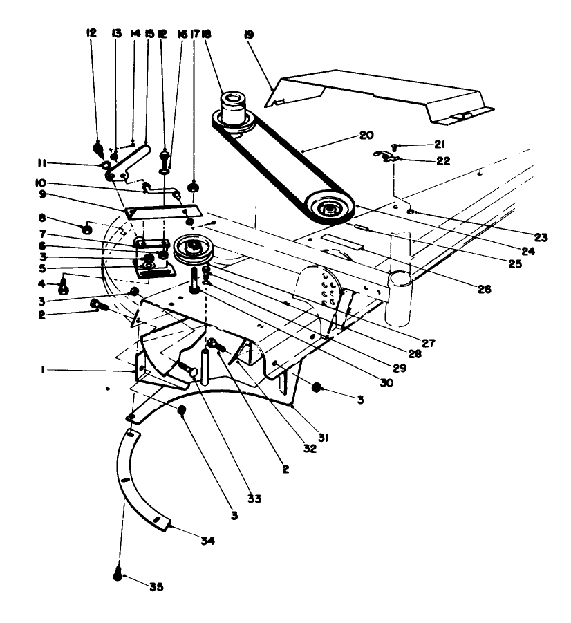 Grass Collection System Model No. 30576 (Optional)(Continued) Diagram and Parts List for 30718 1000001 - 1999999 Toro Lawn Tractor