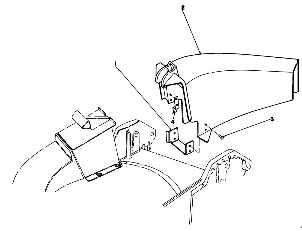 Side Discharge Kit No. 59107 (Optional) Diagram and Parts List for 20574 9000001 - 9999999 Toro Lawn Mower
