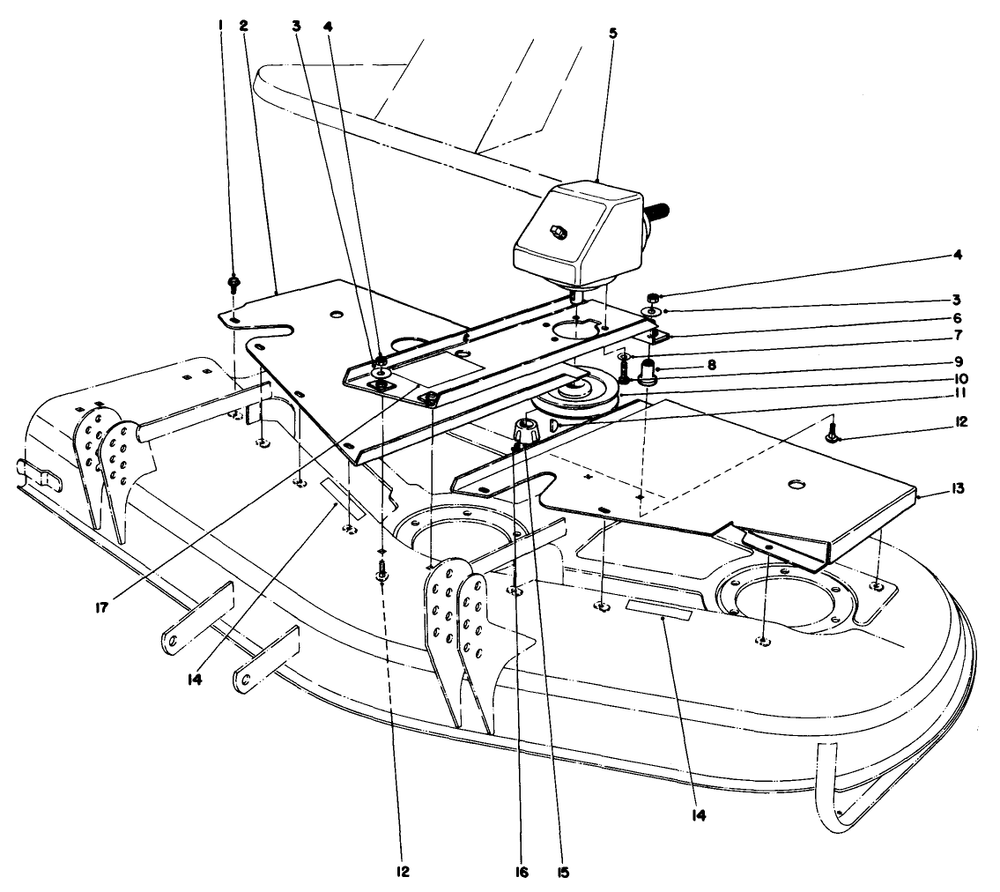 Cutting Unit Model No. 30555 (Continued) Diagram and Parts List for 30798 9000001 - 9999999 Toro Lawn Tractor