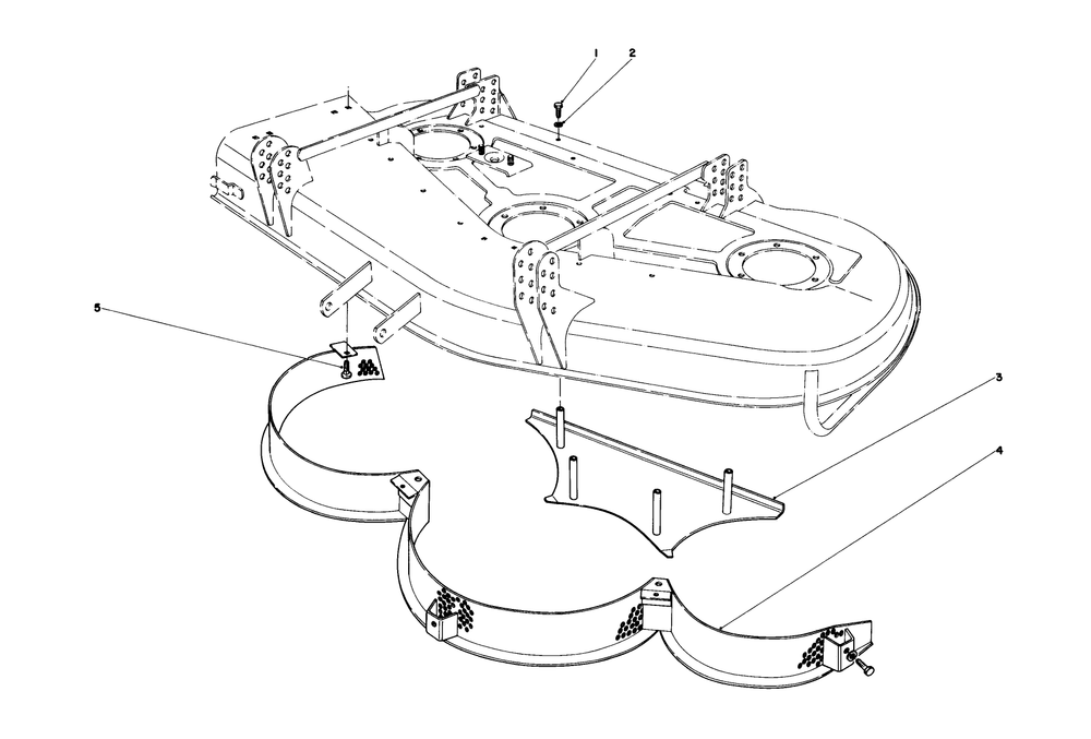Mulcher Kit Model No. 30700 (Optional) Diagram and Parts List for 30545 20000001 - 29999999 Toro Lawn Mower