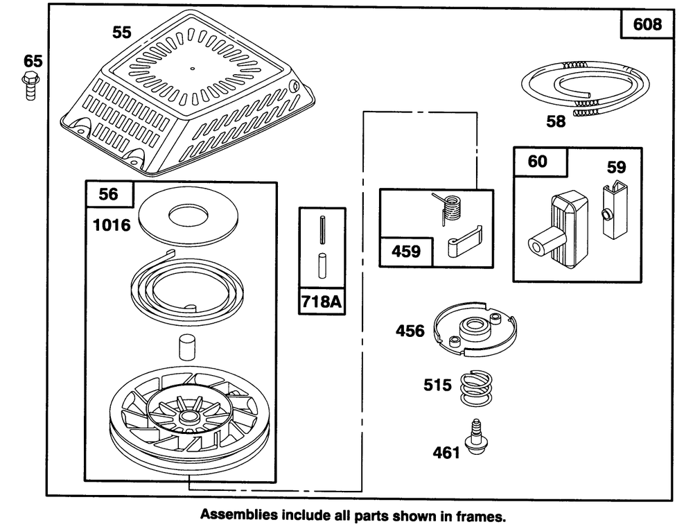 Engine Gts 150 Diagram and Parts List for 20766B 49000001 - 49999999 Toro Lawn Mower
