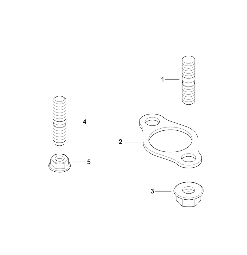 Exhaust Assembly Diagram and Parts List for 74901 (290000001-290999999)(2009) Toro Lawn Mower