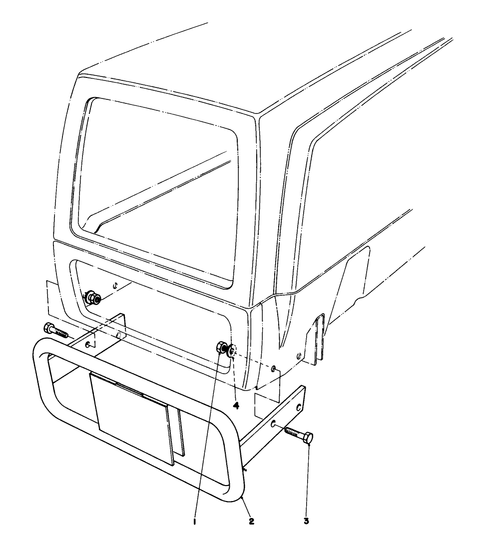 Easy Fill Grass Catcher Model 59120 Diagram and Parts List for 57300 1000001 - 1999999 Toro Lawn Tractor