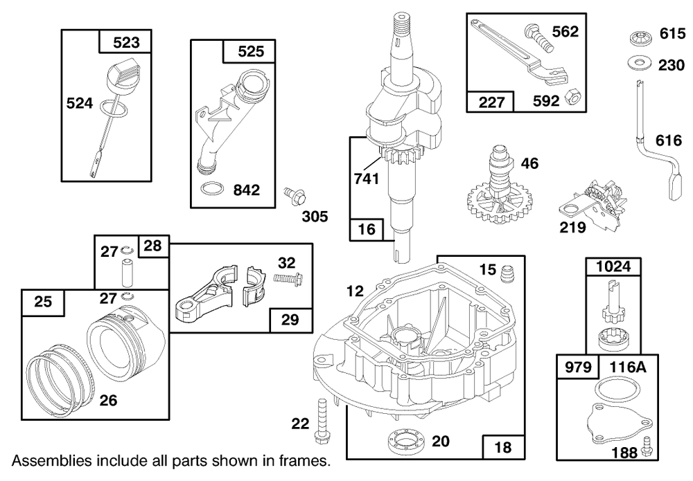 Engine Gts 150 Diagram and Parts List for 20778 7900001 - 7999999 Toro Lawn Mower