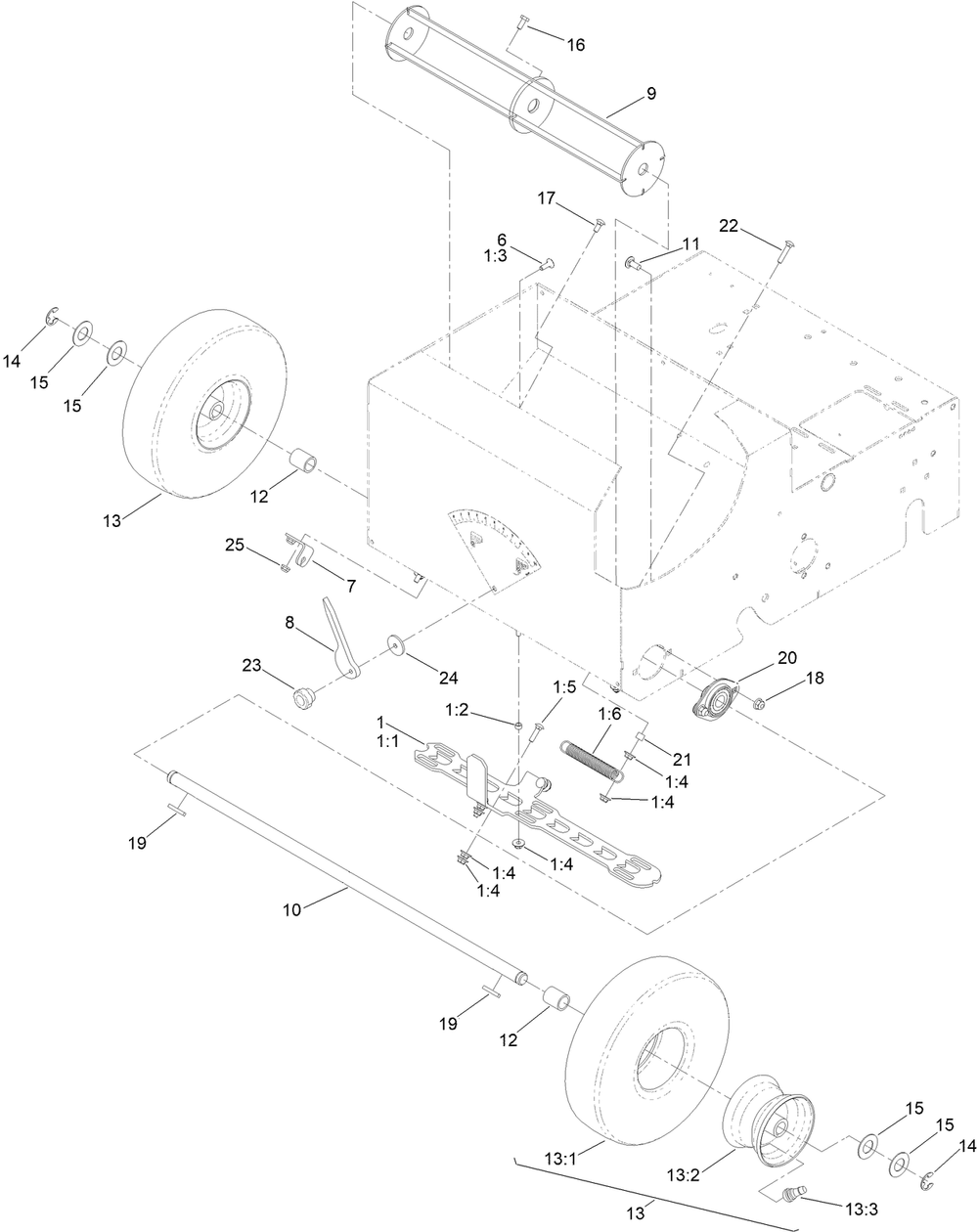 Seed Gate Assembly Diagram and Parts List for 33512 409200000-999999999 Toro Seeder