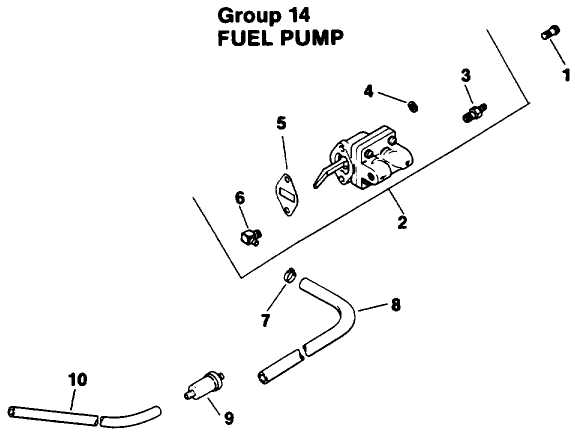 Engine Kohler Model No. Mv16s-Type Ps56519 Fuel Pump Group 14 Diagram and Parts List for 30180 490001 - 490730 Toro Lawn Tractor Accessories