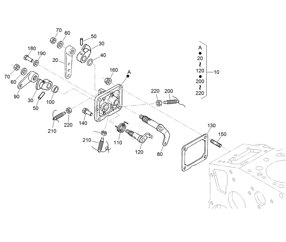 Speed Control Plate Assembly Diagram and Parts List for 22328 408963400 - 409588175 Toro Lawn Tractor Accessories