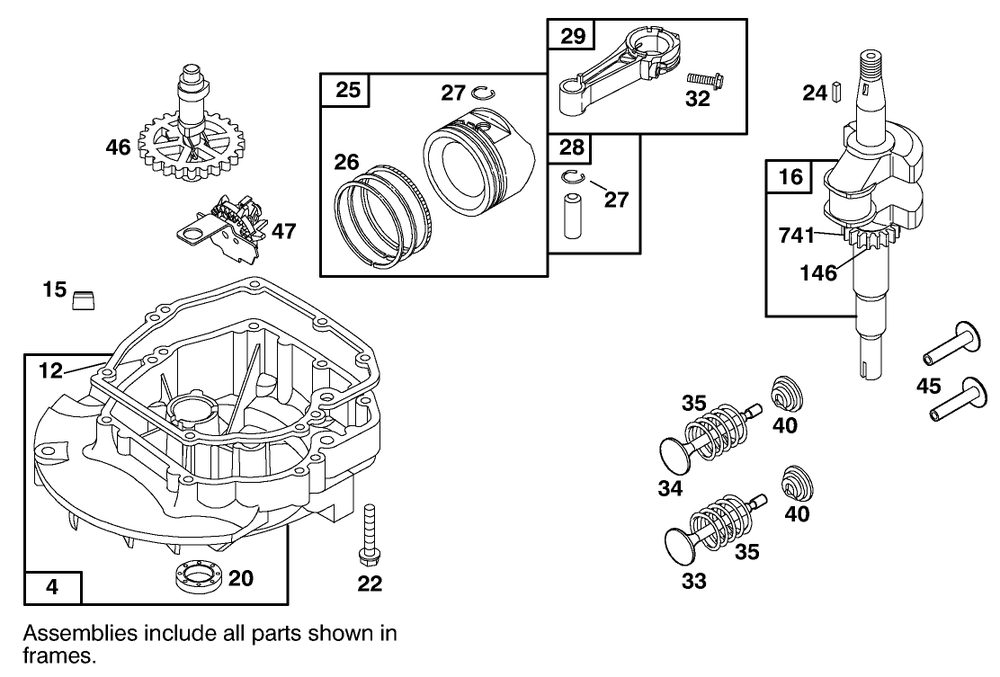 Engine Briggs & Stratton Model 12h802-1766-E1 Diagram and Parts List for 20490 8900001 - 8999999 Toro Lawn Mower