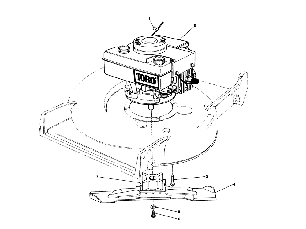 Engine Assembly Diagram and Parts List for 20588 0000001 - 0999999 Toro Lawn Mower