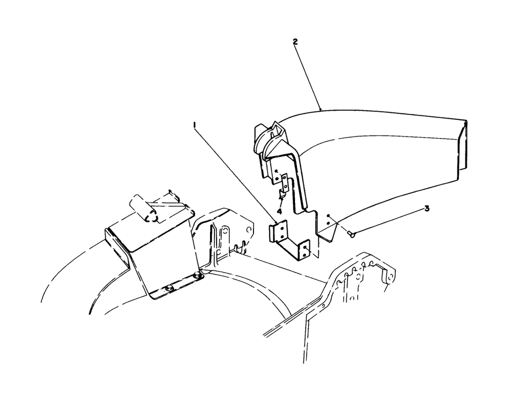 Side Discharge Kit No. 59107 Diagram and Parts List for 20780C 8000001 - 8999999 Toro Lawn Mower