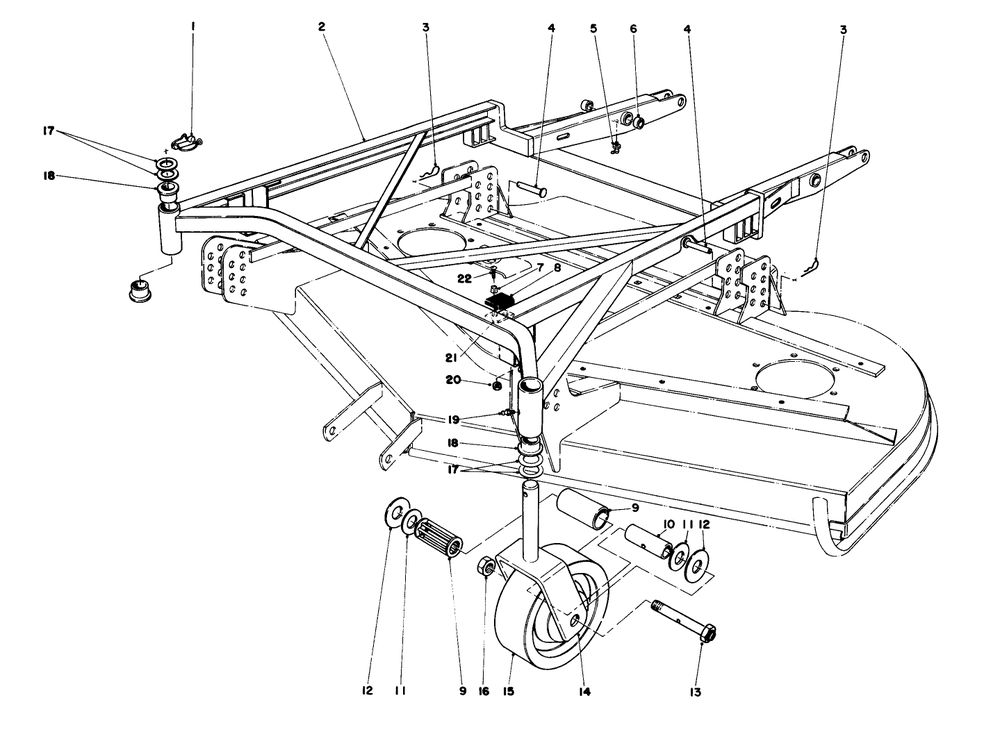 Cutting Unit Model No. 30555 (Continued) Diagram and Parts List for 30775 300001 - 399999 Toro Lawn Tractor