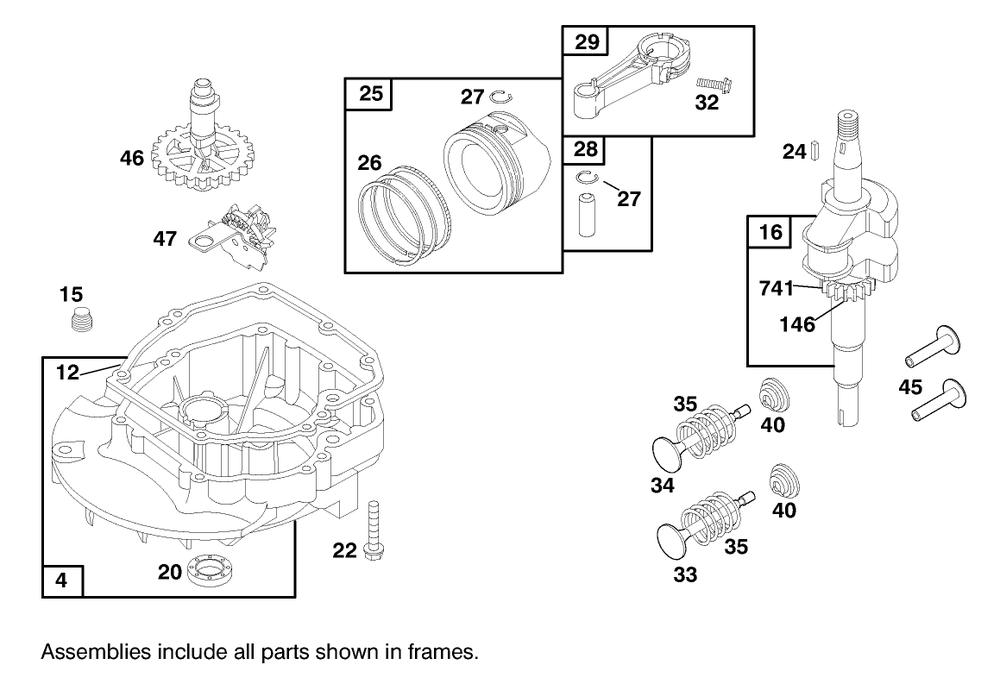 Engine Briggs & Stratton Model 12f802-1767-E1 Diagram and Parts List for 20803 8900001 - 8999999 Toro Lawn Mower