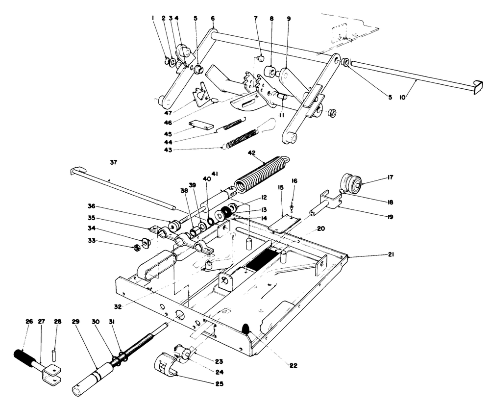 Deluxe Seat Kit Model No. 30786 (Continued) Diagram and Parts List for 30775 300001 - 399999 Toro Lawn Tractor