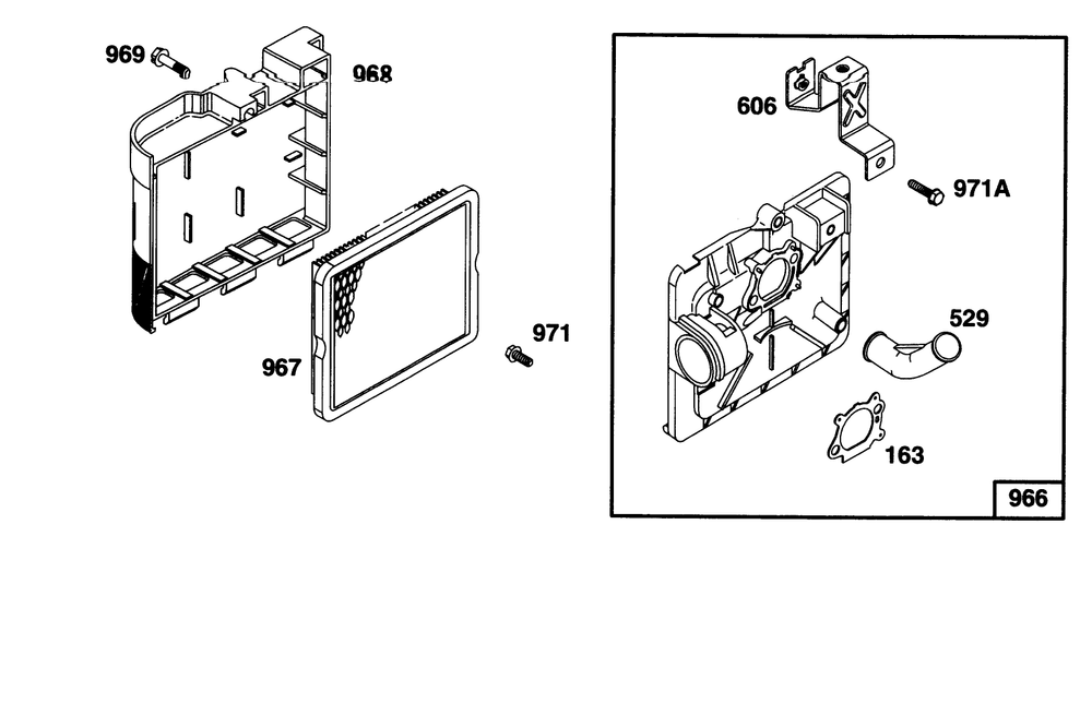 Engine Briggs & Stratton Model 128802-0615-01 Diagram and Parts List for 20463 5900001 - 5999999 Toro Lawn Mower