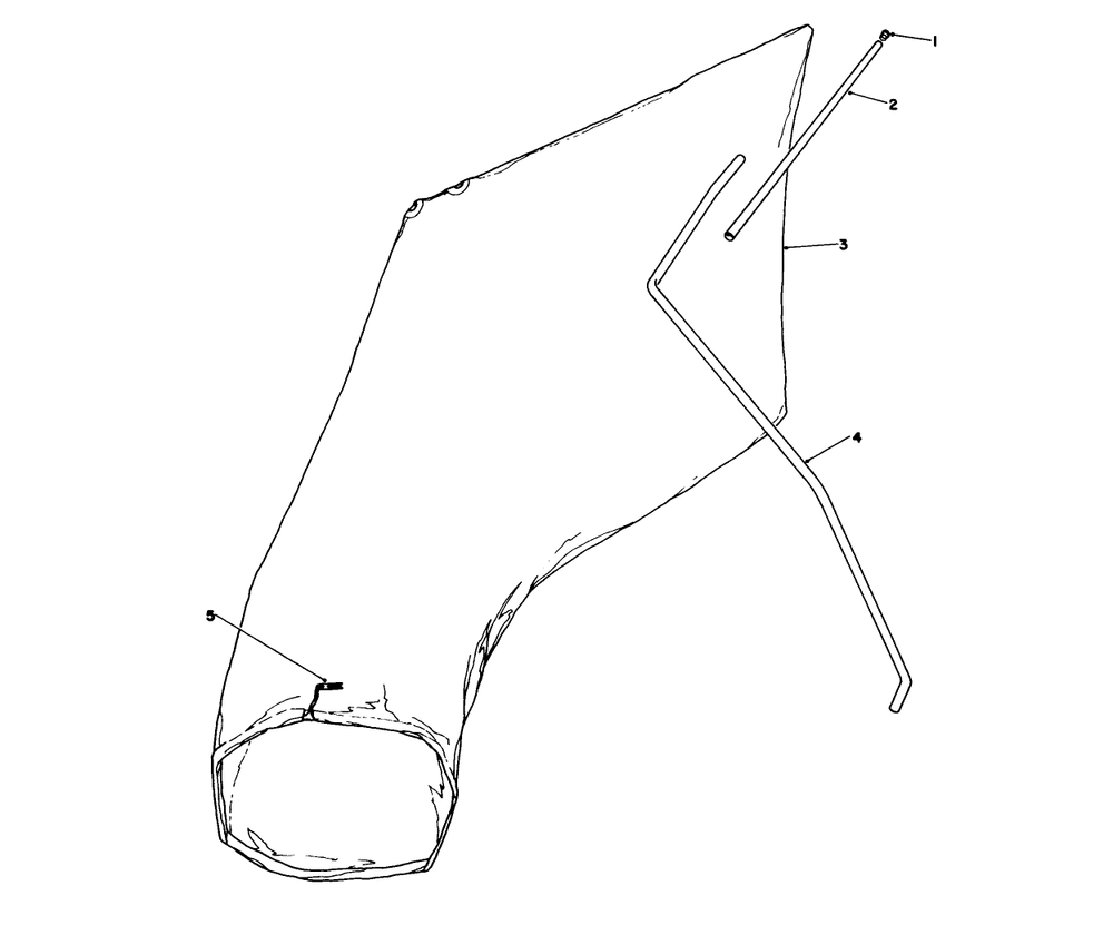 Giant Bagging Kit No. 29-9750 (Optional) Diagram and Parts List for 16775 9000001 - 9999999 Toro Lawn Mower
