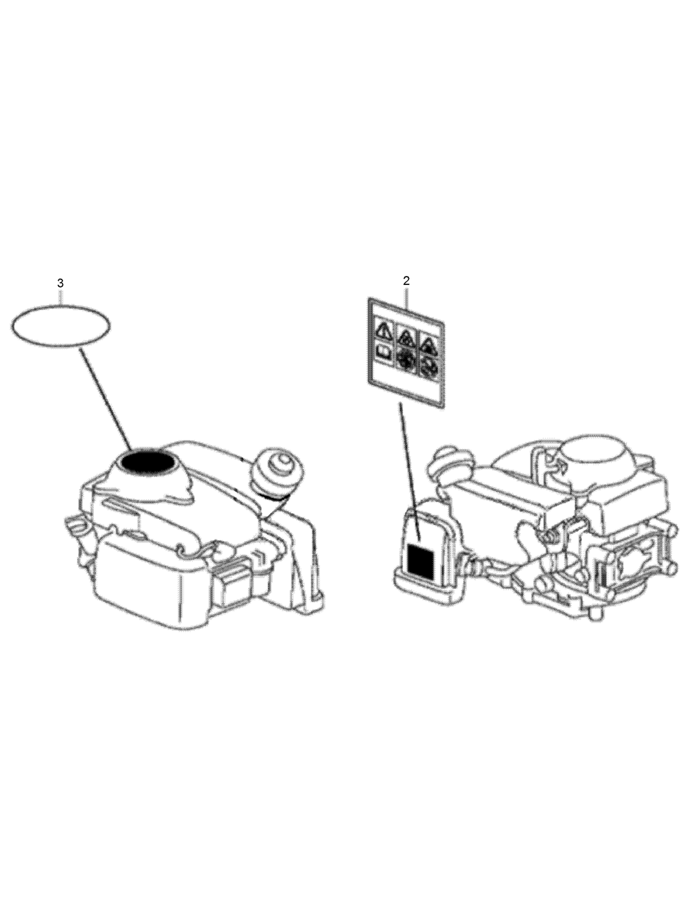 Label Assembly Diagram and Parts List for 2615 315000001 - 315999999 Toro Lawn Tractor Accessories