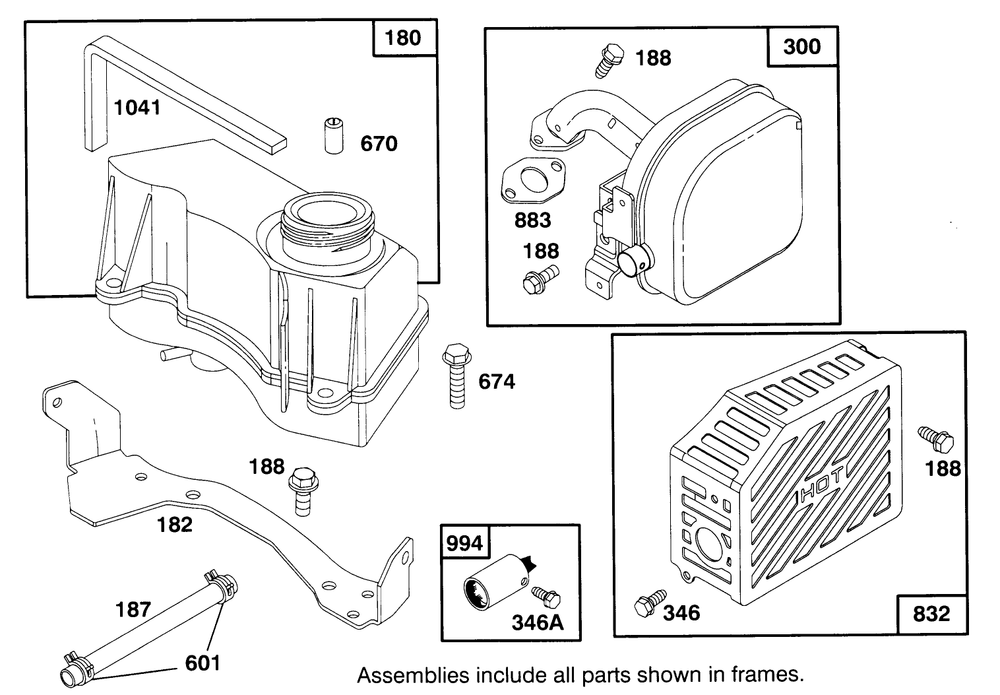 Engine Gts-150 Diagram and Parts List for 26635BC 5900001 - 5999999 Toro Lawn Mower