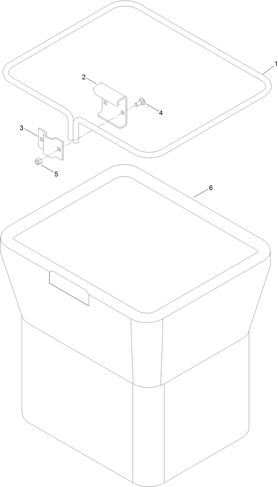 Bag Assembly No. 112-3994 Diagram and Parts List for 79346 408863220 - 999999999 Toro Lawn Tractor