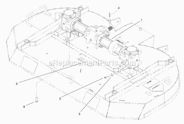 Gearbox Kit Assembly No. 105-6178 Diagram and Parts List for 74804TE 220000001-220999999 Toro Lawn Mower