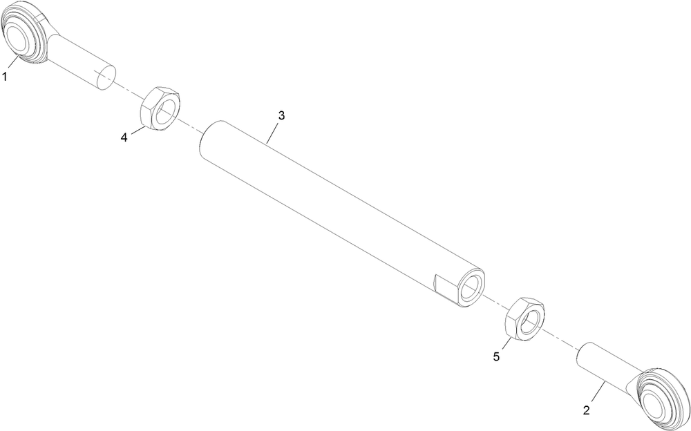 Lift Rod Assembly No. 142-2581 Diagram and Parts List for 74532 400000000 - 417099999 Toro Lawn Tractor