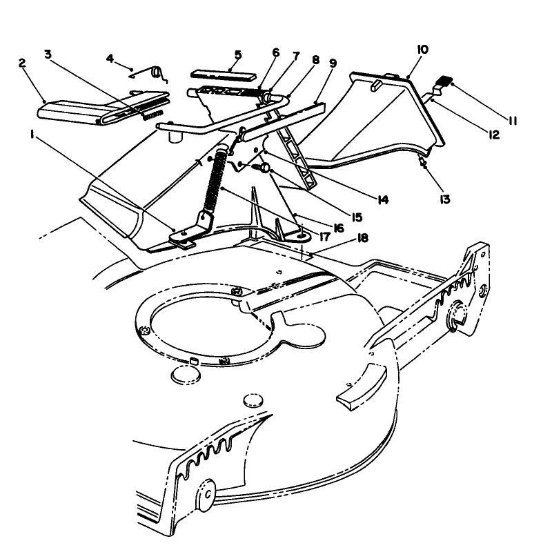 Recycler Bagging Kit Model No. 59179 (Continued)(Optional) Diagram and Parts List for 20217 1000001 - 1999999 Toro Lawn Mower