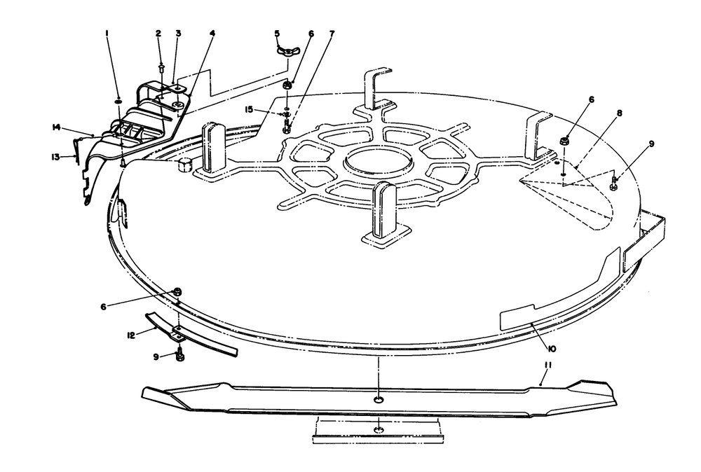 Recycler Kit-Model No. 59167 Diagram and Parts List for 56177 2000001 - 2999999 Toro Lawn Tractor