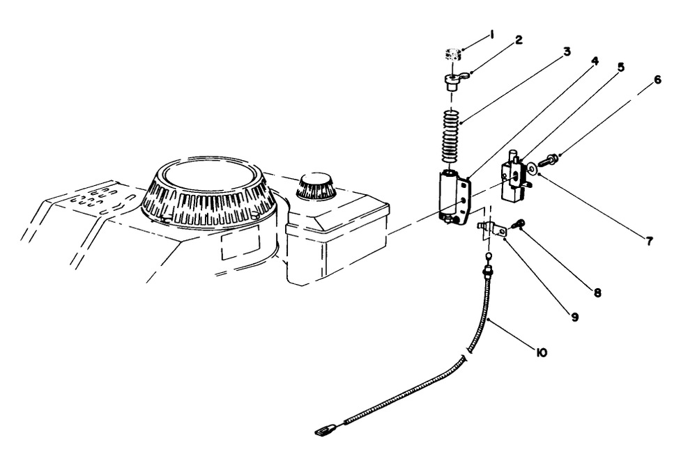 Brake Assembly Diagram and Parts List for 20680 4000001 - 4999999 Toro Lawn Mower