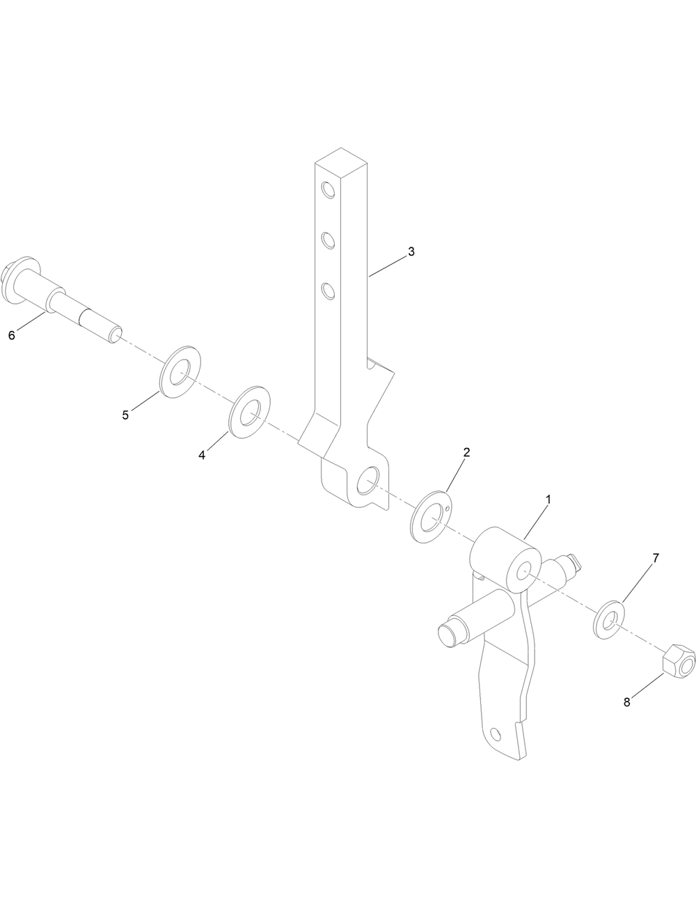 Right Motion Control Assembly No. 145-1325 Diagram and Parts List for 18752 400000000 - 414889586 Toro Lawn Tractor