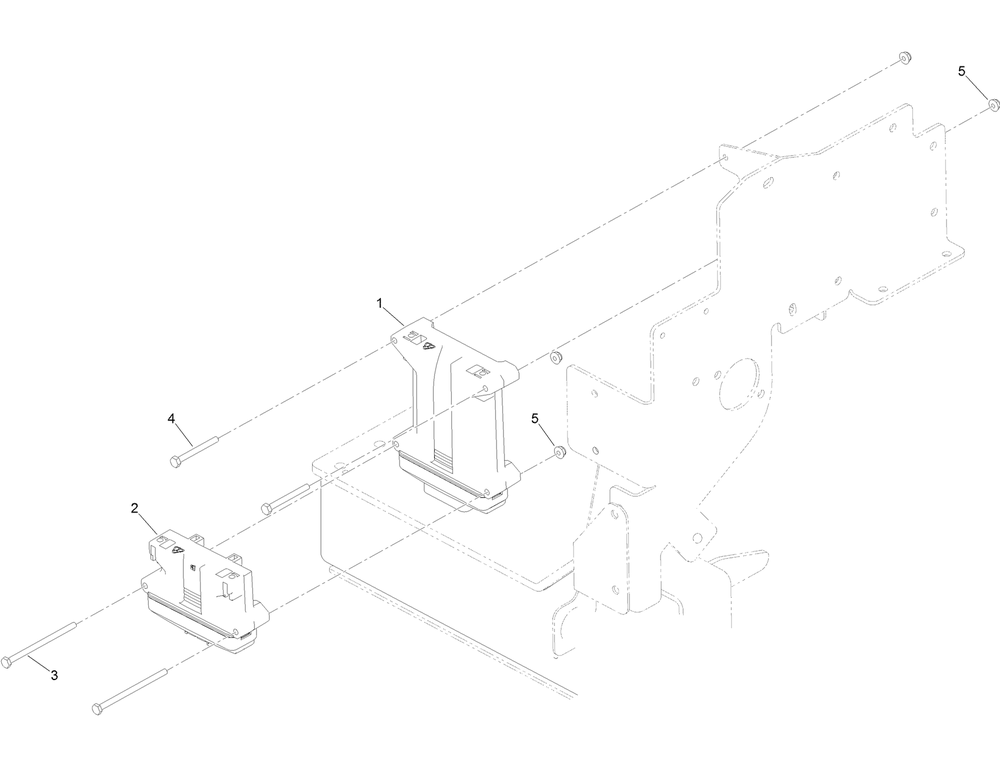 Control Module Assembly Diagram and Parts List for 23803 400000000 - 999999999 Toro Lawn Tractor Accessories