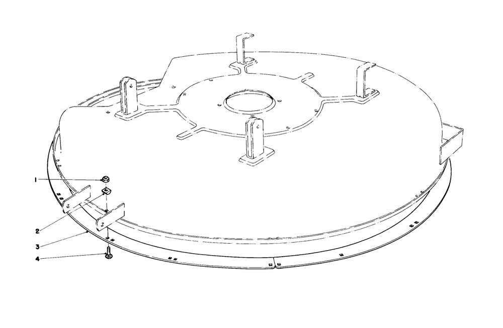 Wet Grass Bagging Kit No. 38-5730 (Optional) Diagram and Parts List for 57360 5000001 - 5999999 Toro Lawn Tractor