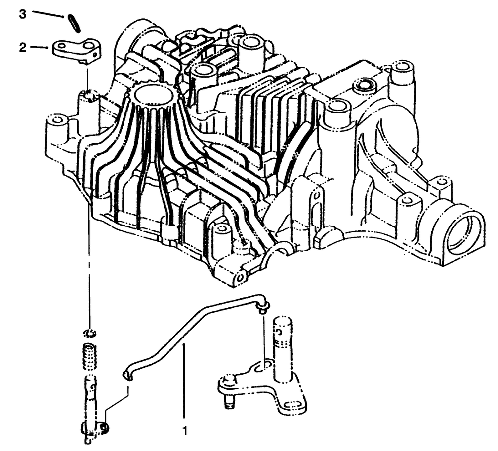 Bypass Return Diagram and Parts List for 72064 6900001 - 6999999 Toro Lawn Tractor