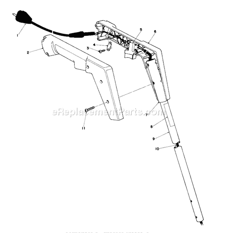 Page A Diagram and Parts List for 51210 9000001-9999999 - 1979 Toro Trimmer