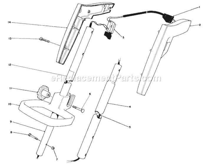 Page A Diagram and Parts List for 51318C 5000001-5999999 - 1985 Toro Trimmer
