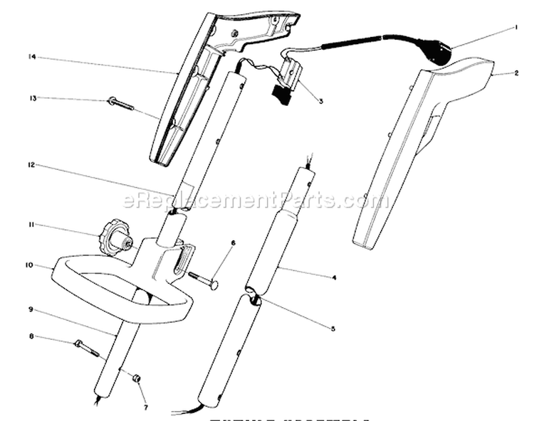 Page A Diagram and Parts List for 51325 5000001-5999999 - 1985 Toro Trimmer