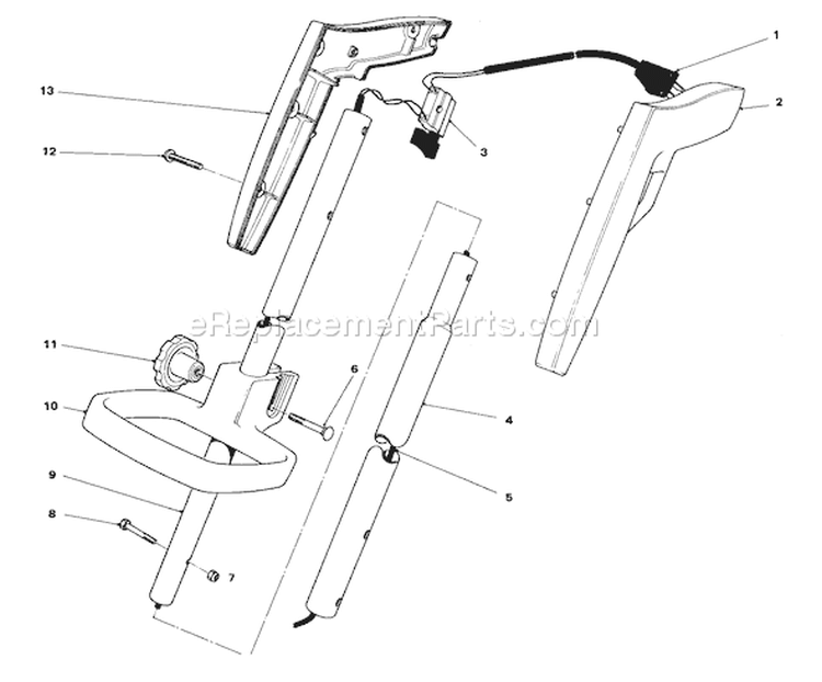 Page A Diagram and Parts List for 51325 9000001-9999999 - 1979 Toro Trimmer
