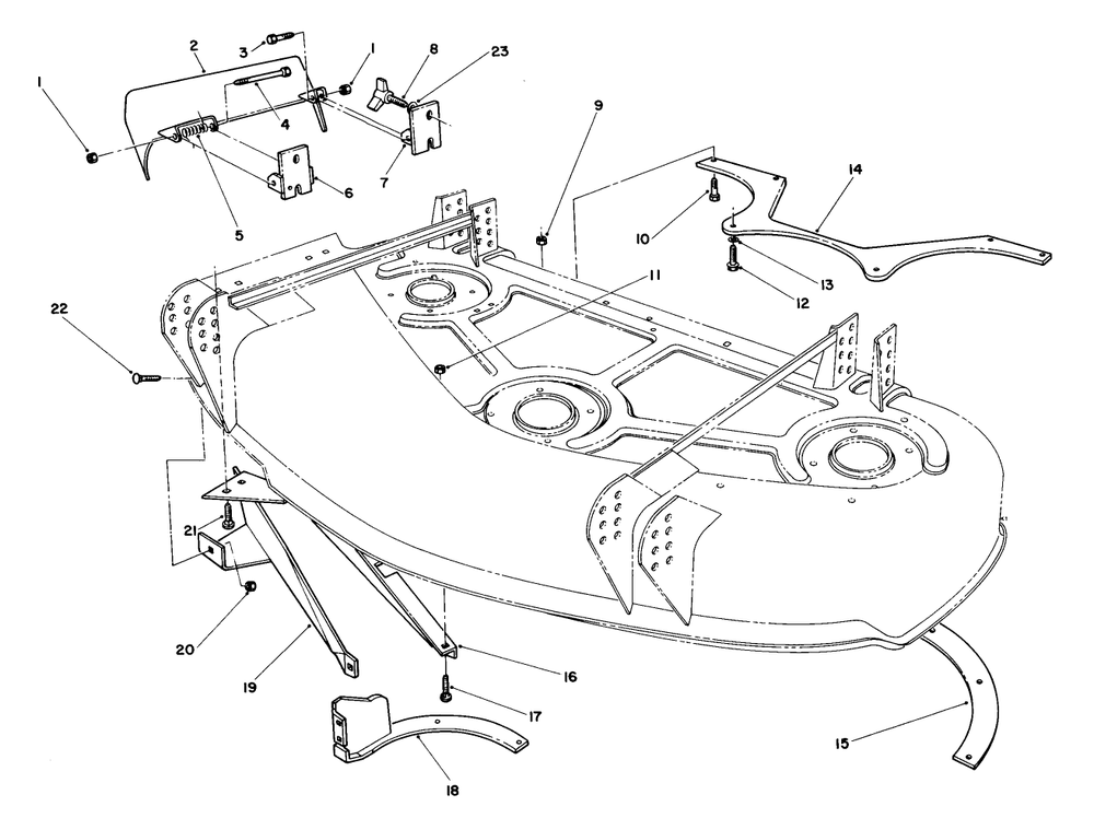 Grass Collection System Model No. 30751 (Optional) (Continued) Diagram and Parts List for 30754 7000001 - 7999999 Toro Lawn Tractor
