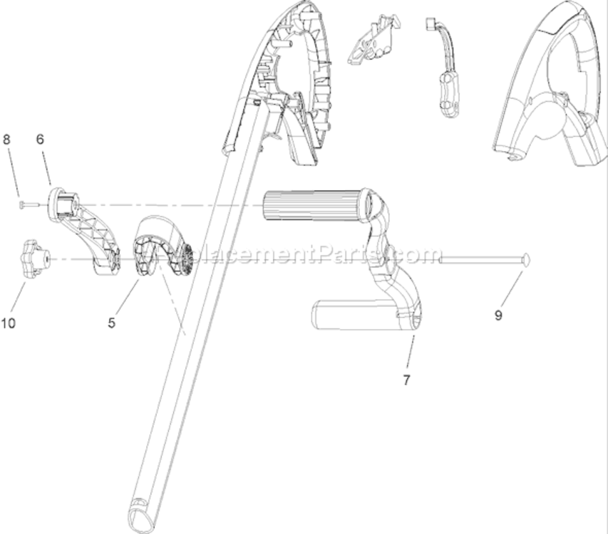 Page A Diagram and Parts List for 51370 250000001-2509999992005 Toro Trimmer