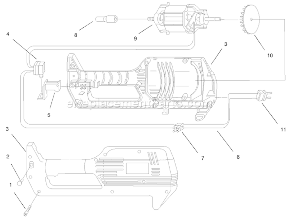 Page A Diagram and Parts List for 51450 790000001-7999999991997 Toro Trimmer