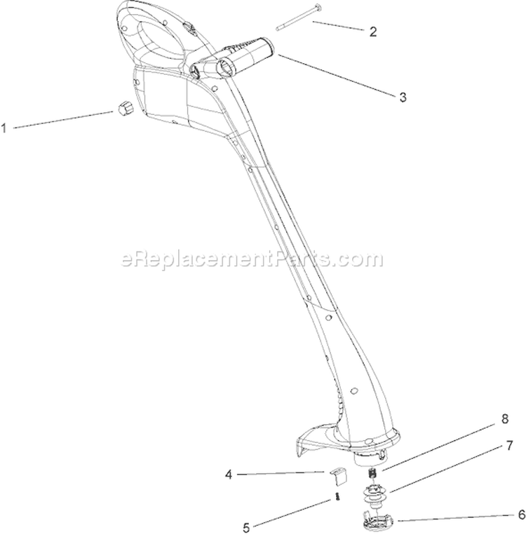 Page A Diagram and Parts List for 51464 260000001-2609999992006 Toro Trimmer