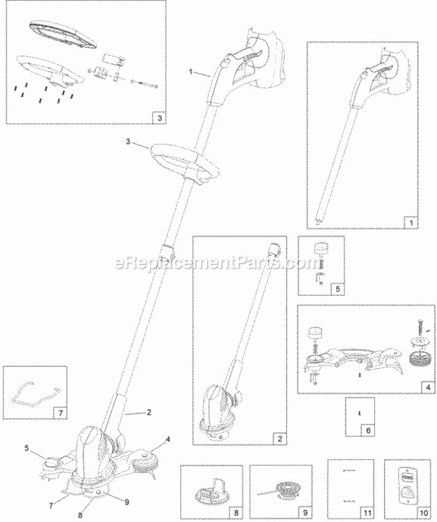 24_Volt_Cordless_Trimmer_Service_Parts Diagram and Parts List for 51487T 313000001 - 313999999 Toro Trimmer