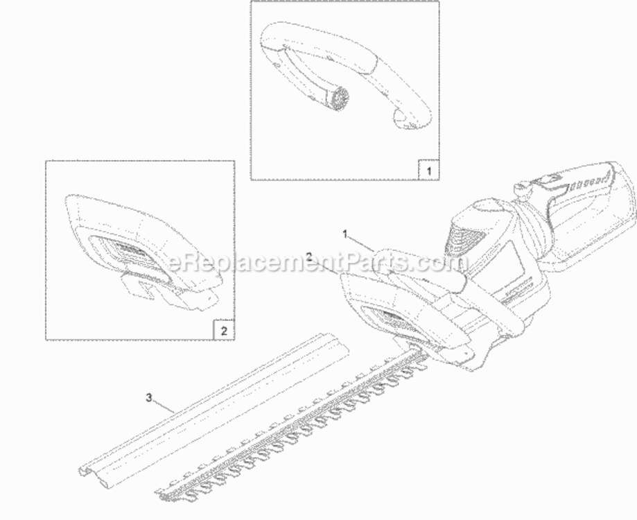22In_Cordless_Hedge_Trimmer_Assembly Diagram and Parts List for 51494T 314000001 - 314999999 Toro Hedge Trimmer