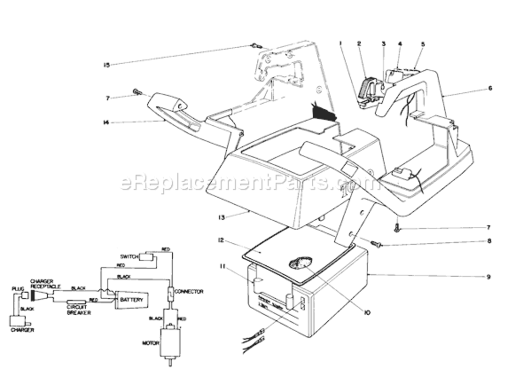 Page B Diagram and Parts List for 51555 8000001-89999991988 Toro Trimmer