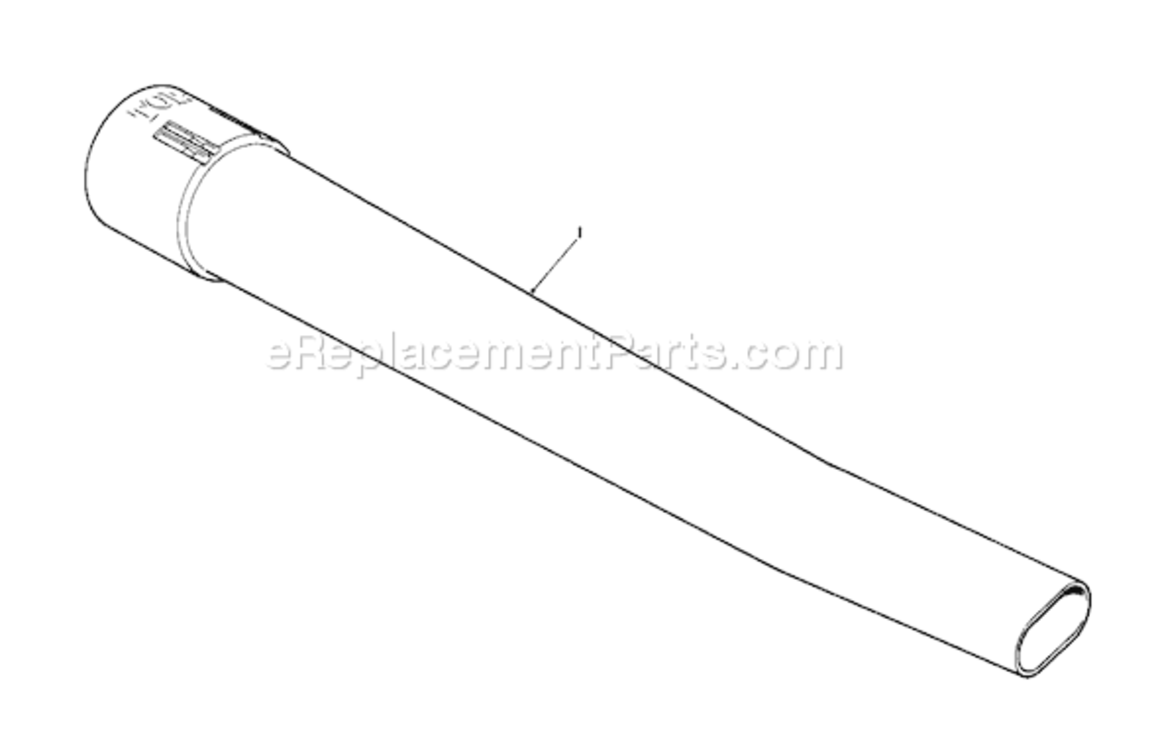 Blower Tube Diagram and Parts List for 51580 2000001-29999991992 Toro Leaf Blower / Vacuum
