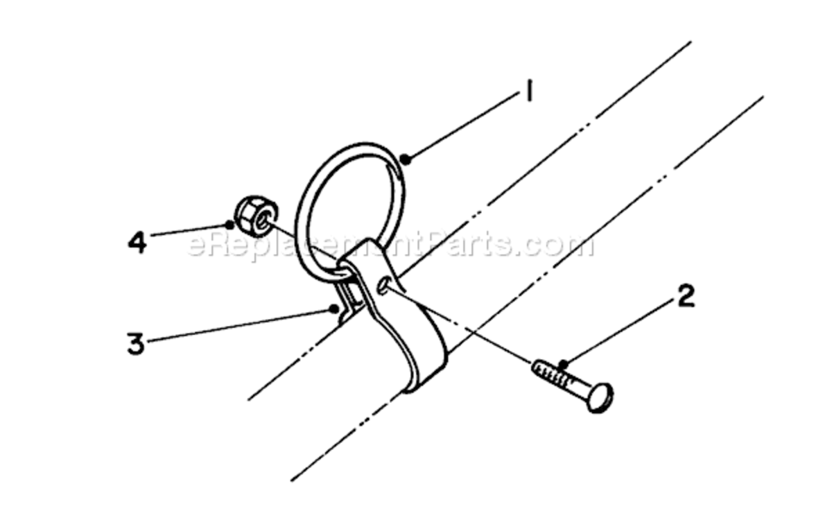 Clamp and Ring Kit Diagram and Parts List for 51607 2000001-29999991982 Toro Trimmer