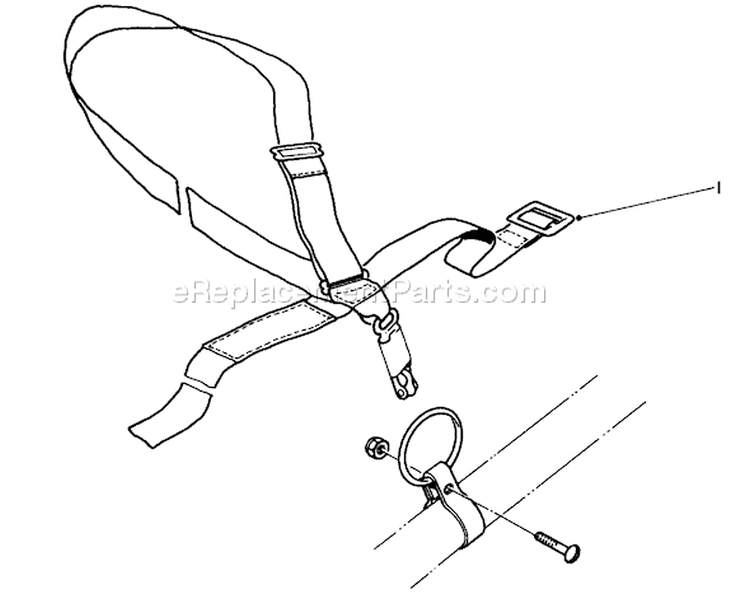 Deluxe Harness Diagram and Parts List for 51613 3000001-3999999 - 1983 Toro Trimmer