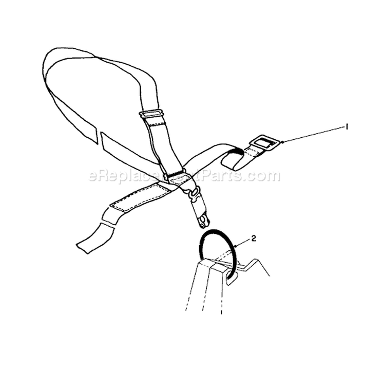 Deluxe Harness Diagram and Parts List for 51641 5000001-5999999 - 1985 Toro Trimmer